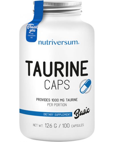 Taurine Basic 1000 mg - 100 kapsula